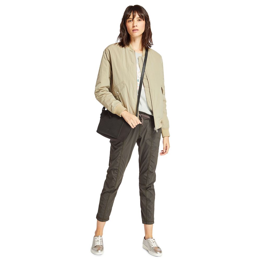 Jaqueta Feminino - Timberland Hix Mountain Insulated Bomber - QUVNW9360 - Caqui